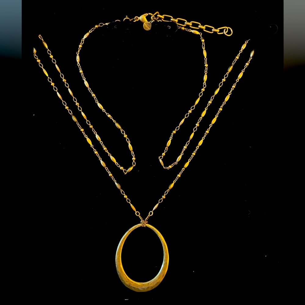 Stella & Dot | Antiqued Gold Necklace